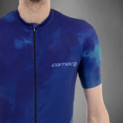 Carnac Men's Meteo Short Sleeve Jersey / Blue -Planetx Shop CLCAMSSJB P5