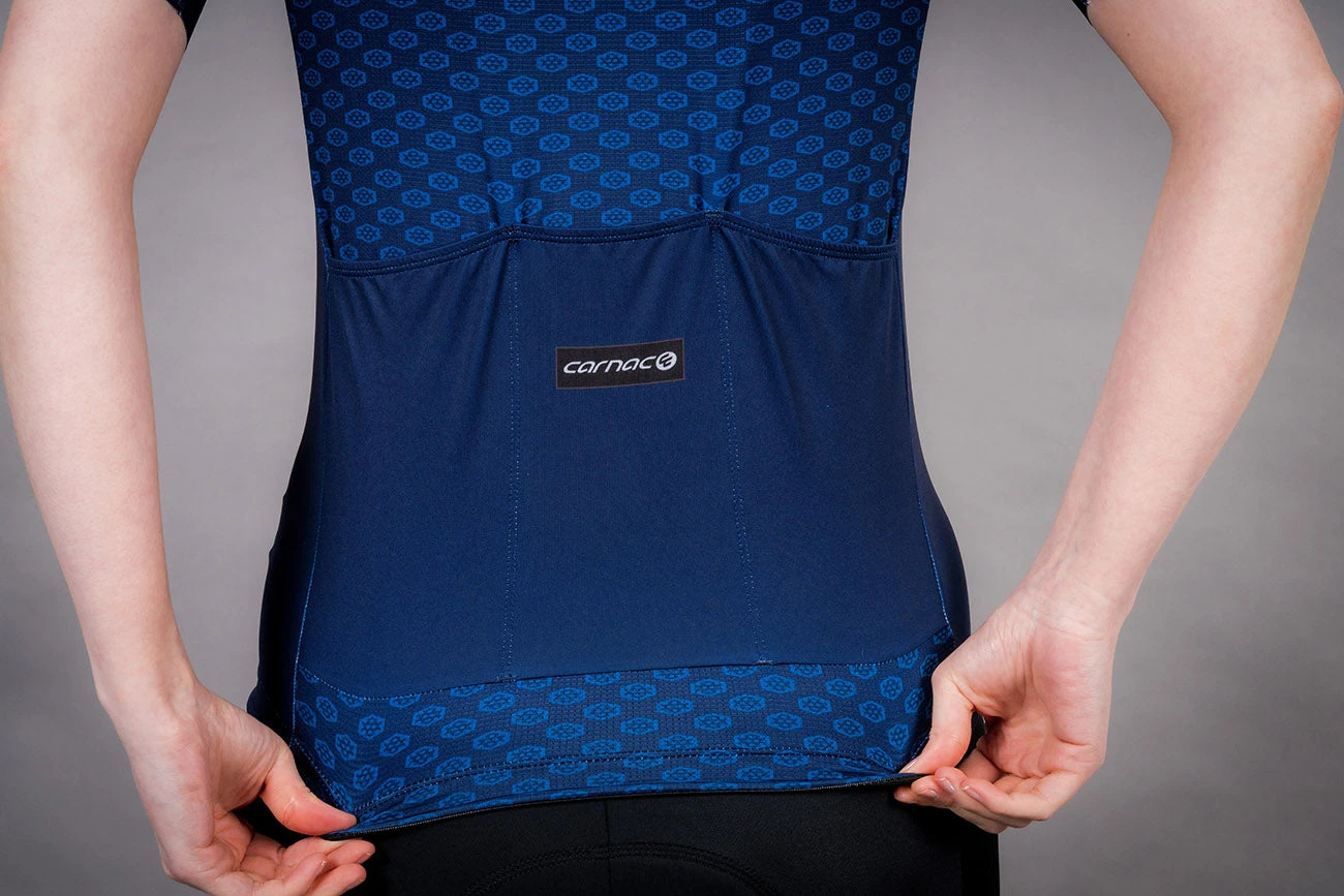 Carnac Women's Short Sleeve Jersey / Navy 8 Carnac Women's Short Sleeve Jersey / Navy - Image 6